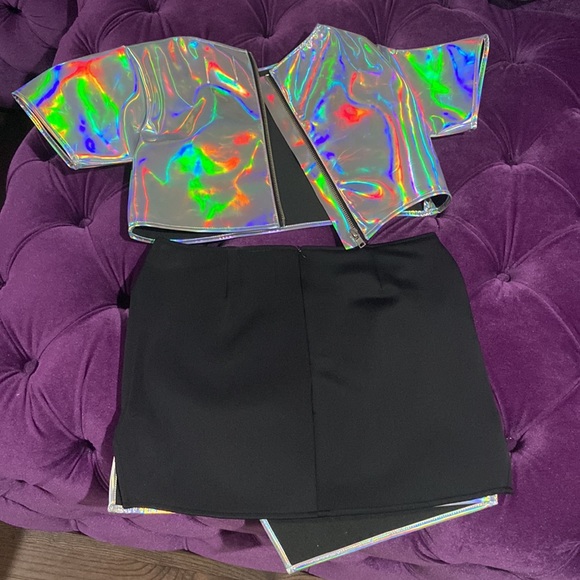 UNIF from DOLLS KILL galactic two piece burning man suit π½πΈ - Picture 7 of 8